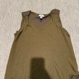 Old Navy Khaki Sleeveless Top